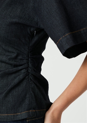 Spenda denim bluse Dark Blue Neo Noir 